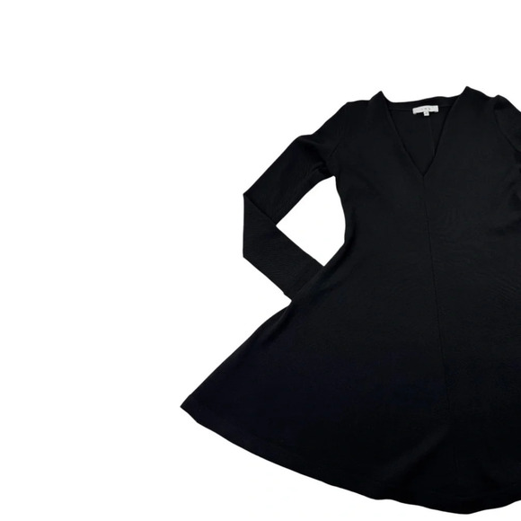 IRO Matvey Black Knit Long Sleeve Mini Wool Blend Dress - Picture 3 of 14
